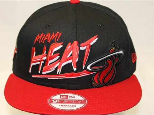 Miami Heat NBA Snapback Hat 60D15
